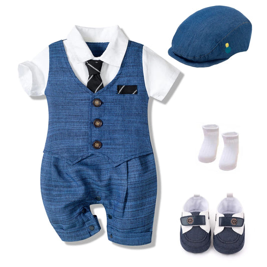 Newborn one piece suit.